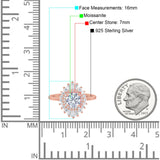 Floral Art Deco Cocktail Ring