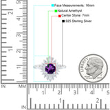 Floral Art Deco Cocktail Ring