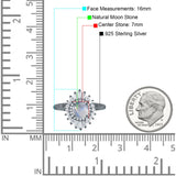 Floral Art Deco Cocktail Ring