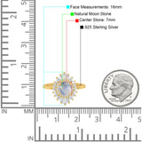 Floral Art Deco Cocktail Ring