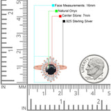 Floral Art Deco Cocktail Ring