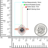 Floral Art Deco Cocktail Ring