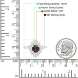 Floral Art Deco Cocktail Ring