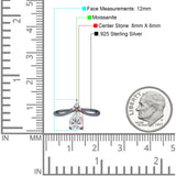 Pear Teardrop Natural Stone Chevron Ring