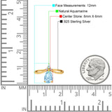 Pear Teardrop Natural Stone Chevron Ring