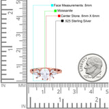 Art Deco Pear Teardrop Natural Stone Ring