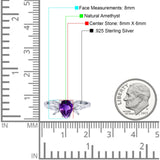 Art Deco Pear Teardrop Natural Stone Ring