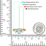 Art Deco Pear Teardrop Natural Stone Ring