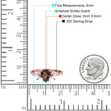 Art Deco Pear Teardrop Natural Stone Ring