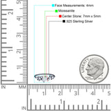 Art Deco Oval Natural Stone Wedding Ring