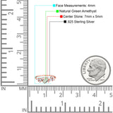 Art Deco Oval Natural Stone Wedding Ring