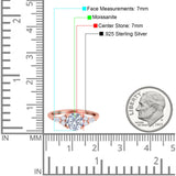 Art Deco Round Natural Stone Wedding Ring