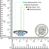 Art Deco Round Natural Stone Wedding Ring