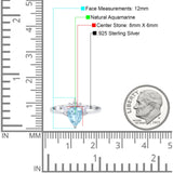 Pear Teardrop Natural Stone Wedding Ring