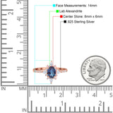 Oval Natural Stone Floral  Ring