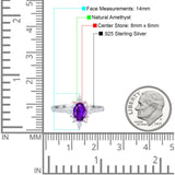 Oval Natural Stone Floral  Ring