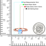 Art Deco Oval Natural Stone Solitaire Ring