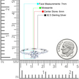 Petite Dainty Round Natural Stone Ring