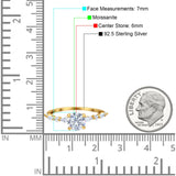 Petite Dainty Round Natural Stone Ring