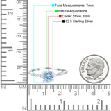 Petite Dainty Round Natural Stone Ring