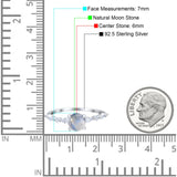 Petite Dainty Round Natural Stone Ring