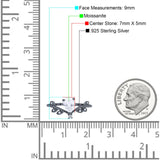 Floral Pear Teardrop Natural Stone Chevron Ring