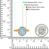 Oval Natural Stone Beaded Ring