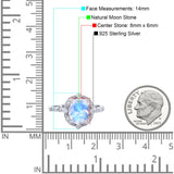 Oval Natural Stone Beaded Ring