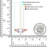 Pear Teardrop Natural Stone Wedding Ring