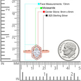 Art Deco Oval Natural Stone Hexagonal Ring