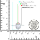 Art Deco Oval Natural Stone Hexagonal Ring