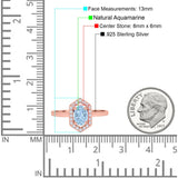 Art Deco Oval Natural Stone Hexagonal Ring