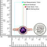 Art Deco Round Natural Stone Halo Ring