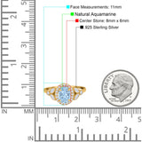 Vintage Style Oval Natural Stone Ring