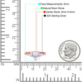 Pear Teardrop Natural Stone Trio Ring