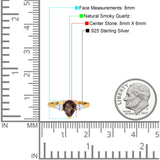 Pear Teardrop Natural Stone Trio Ring