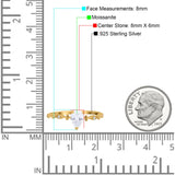 Art Deco Pear Natural Stone Wedding Ring