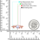 Leaf Style Pear Natural Stone Beaded Ring