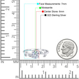 Round Natural Stone Leaf Style Ring