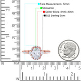 Art Deco Oval Natural Stone Halo Ring