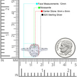 Art Deco Oval Natural Stone Halo Ring