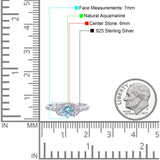 Art Deco Round Natural Stone Leaf Style Ring