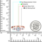 Five Stone Round Natural Stone Ring