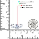 Five Stone Round Natural Stone Ring