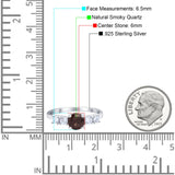 Five Stone Round Natural Stone Ring