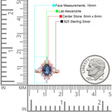 Vintage Style Oval Natural Stone Ring