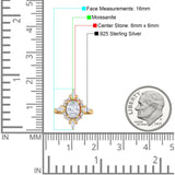 Vintage Style Oval Natural Stone Ring