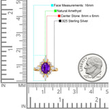 Vintage Style Oval Natural Stone Ring