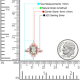 Vintage Style Oval Natural Stone Ring