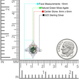 Vintage Style Oval Natural Stone Ring